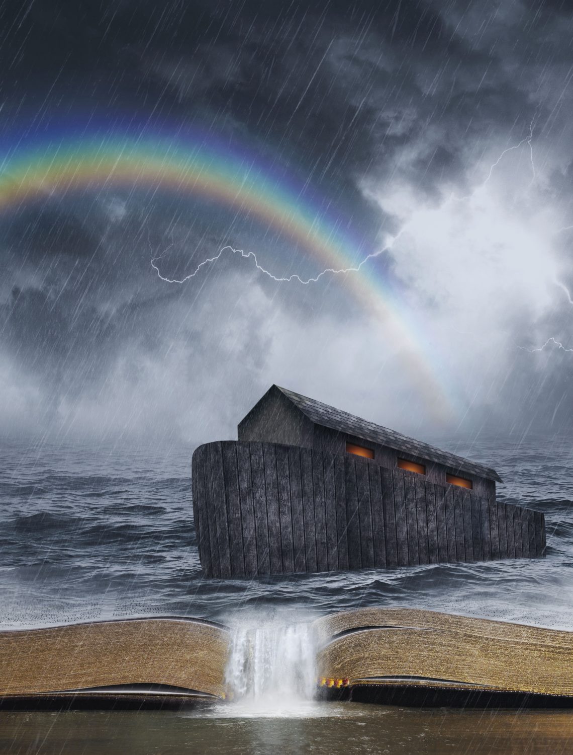 Noah's ark on Bible edited