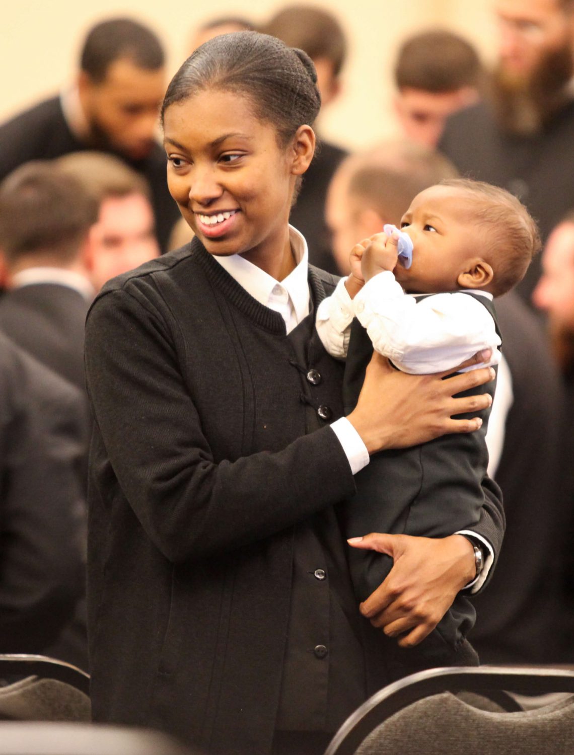Sis Meghan with baby 2410